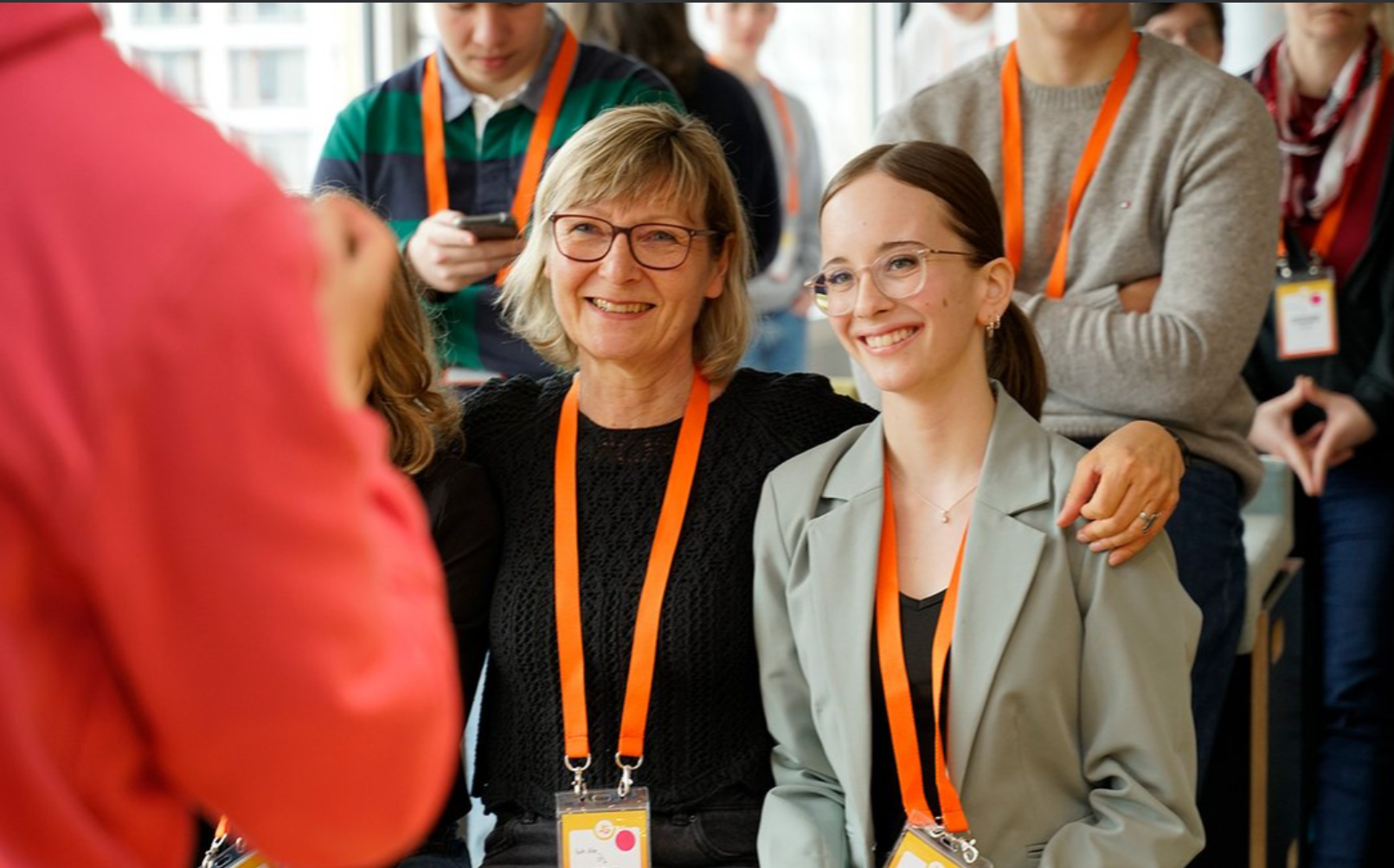 Unser Team mit Lehrerin